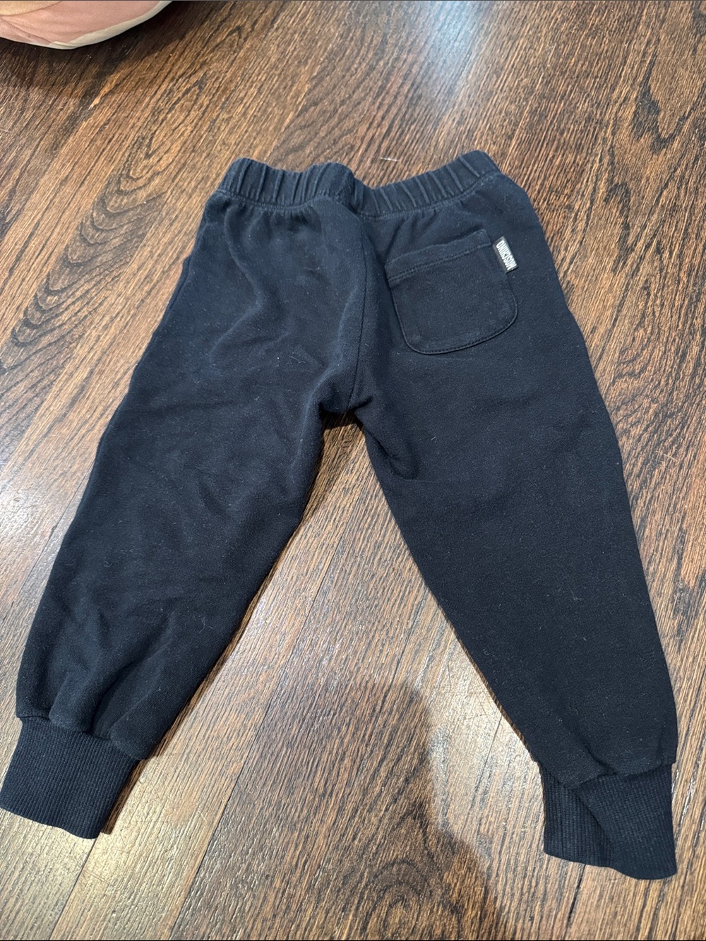 Moschino Kids Black Jogger Sweatpants